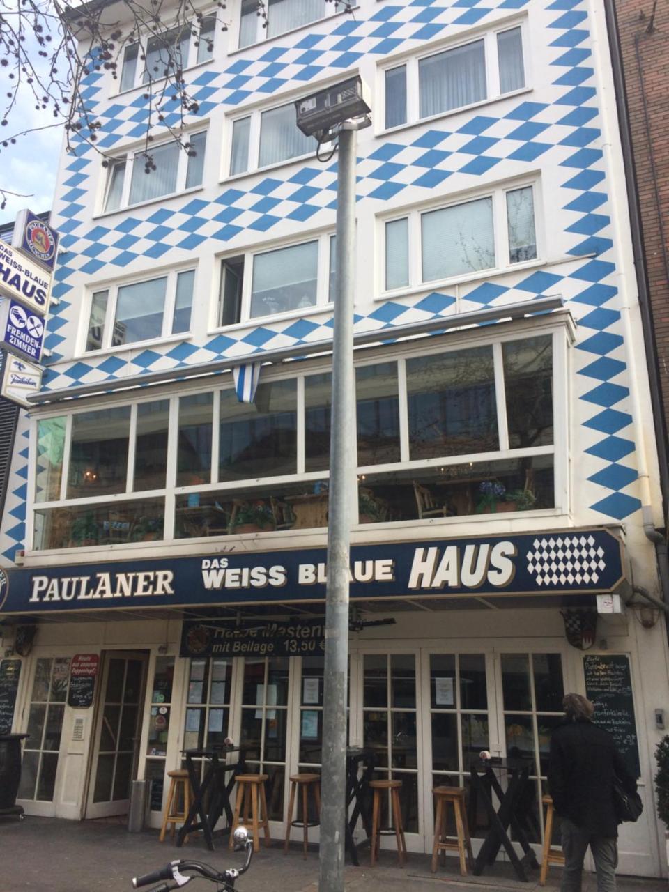 Das Weiss Blaue Haus Hotell Düsseldorf Eksteriør bilde